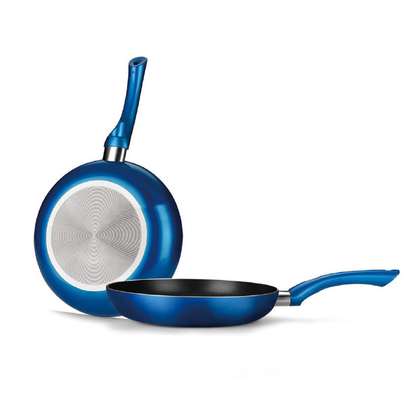 Set di padelle da 24 cm 28 cm in ceramica antiaderente per cucina casalinga e campeggio all'aperto