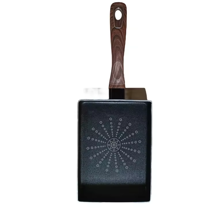 Grande set di pentole Padella profonda in acciaio antiaderente con coperchio