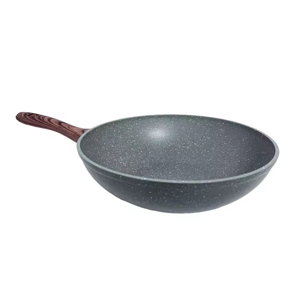 LEER Top Sale Utensili da cucina Padella Wok antiaderente Uso generale per fornelli a gas e a induzione
