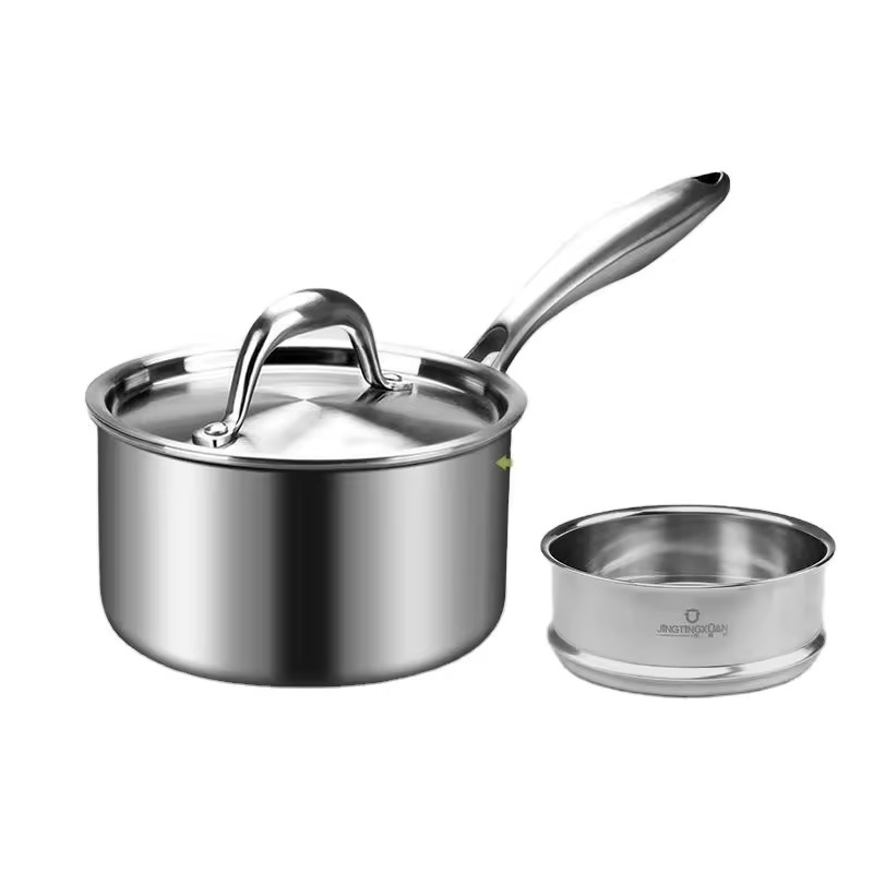 Piccolo integratore alimentare per bambini, tagliatelle da cucina antiaderenti, tagliatelle istantanee, pentola calda per zuppa di latte bollito in casa