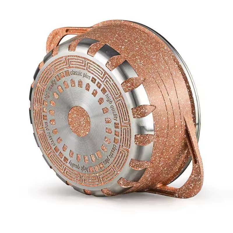 Zhiye 2024 Pentole e padelle in alluminio Utensili da cucina Pentole antiaderenti Utensili da cucina Pentole da cucina