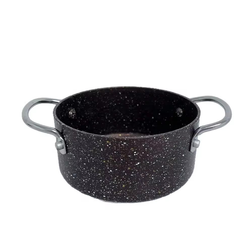 Set di pentole per pentole in alluminio antiaderente da 3 set