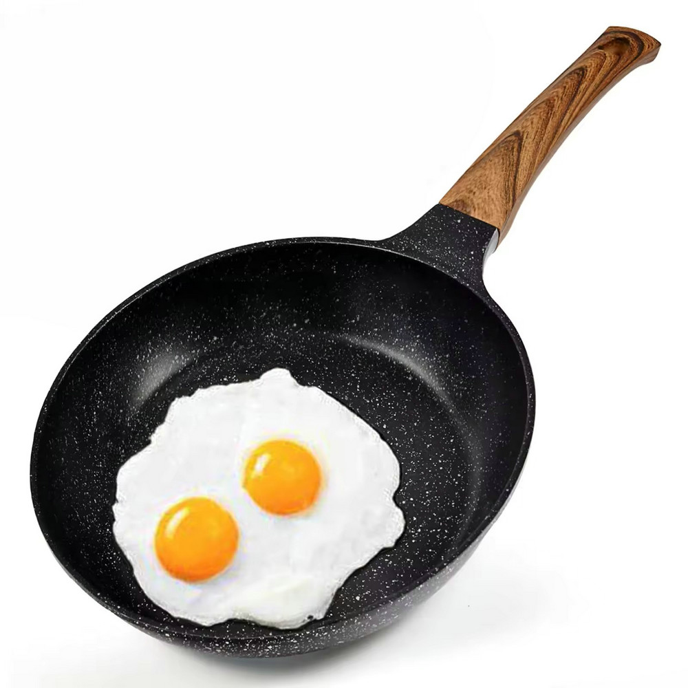 Padelle per frittate con padelle per uova, padelle per frittate con logo personalizzato in lega di alluminio antiaderente